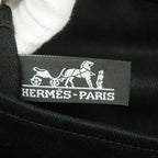 Hermes Tote Bag Valparaiso MM Toileche Blanc Black Silver — view 5