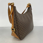 Celine Shoulder Bag Macadam Brown Gold — view 2