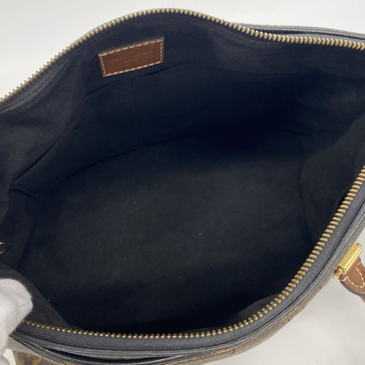 Louis Vuitton Monogram Pallas MM Brown 2-Way Bag — view 4