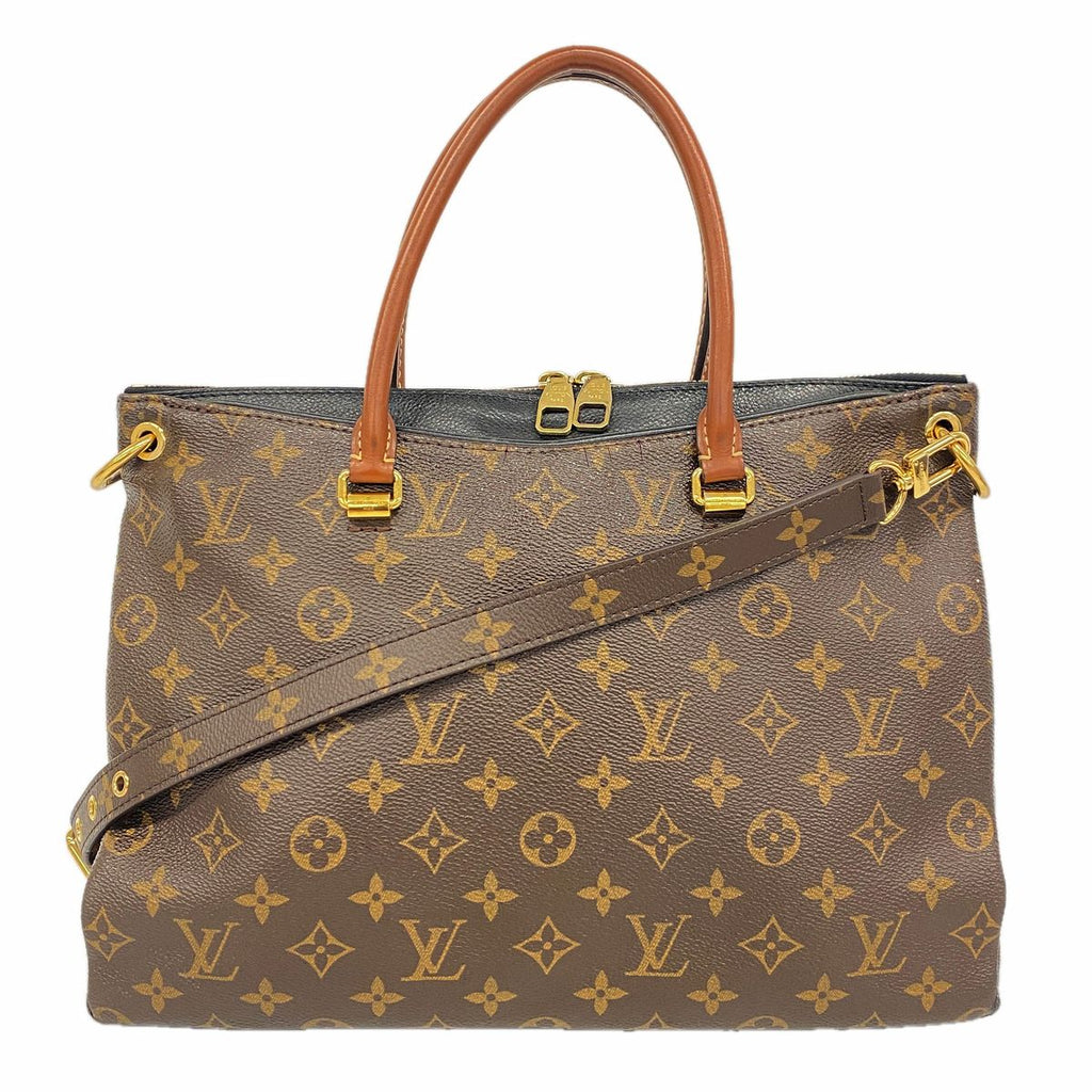 Louis Vuitton Monogram Pallas MM Brown 2-Way Bag