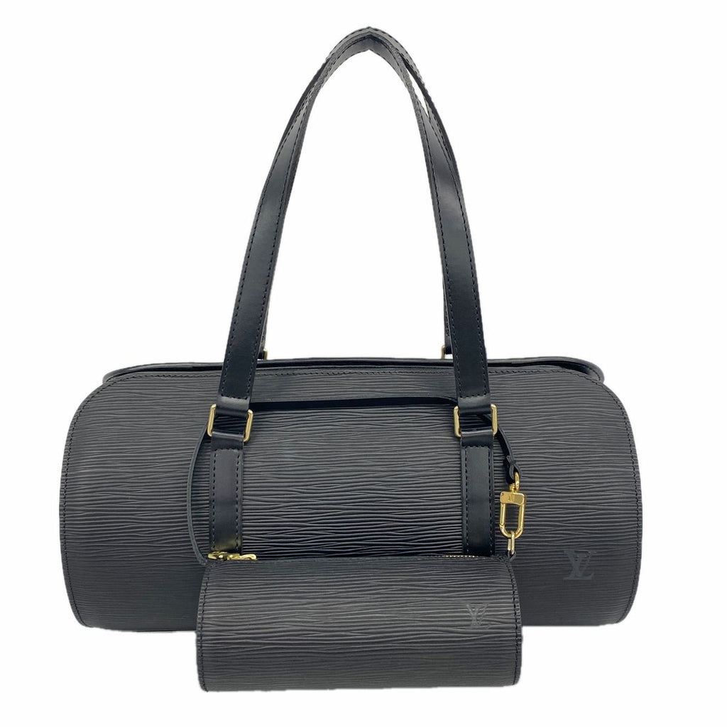 Louis Vuitton Epi Souflo Noir Handbag