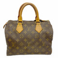 Louis Vuitton Monogram Speedy 25 Brown Handbag