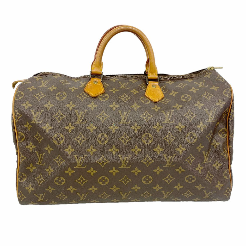 Louis Vuitton Monogram Speedy 40 Brown Handbag