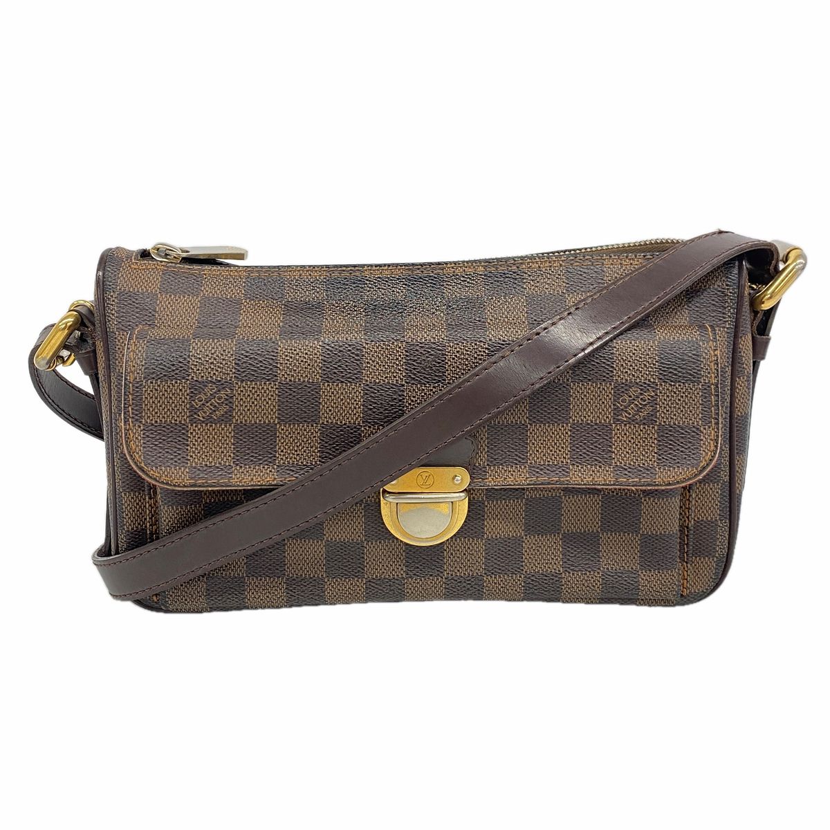 Louis Vuitton Shoulder Bag Damier Ravello GM Ebene
