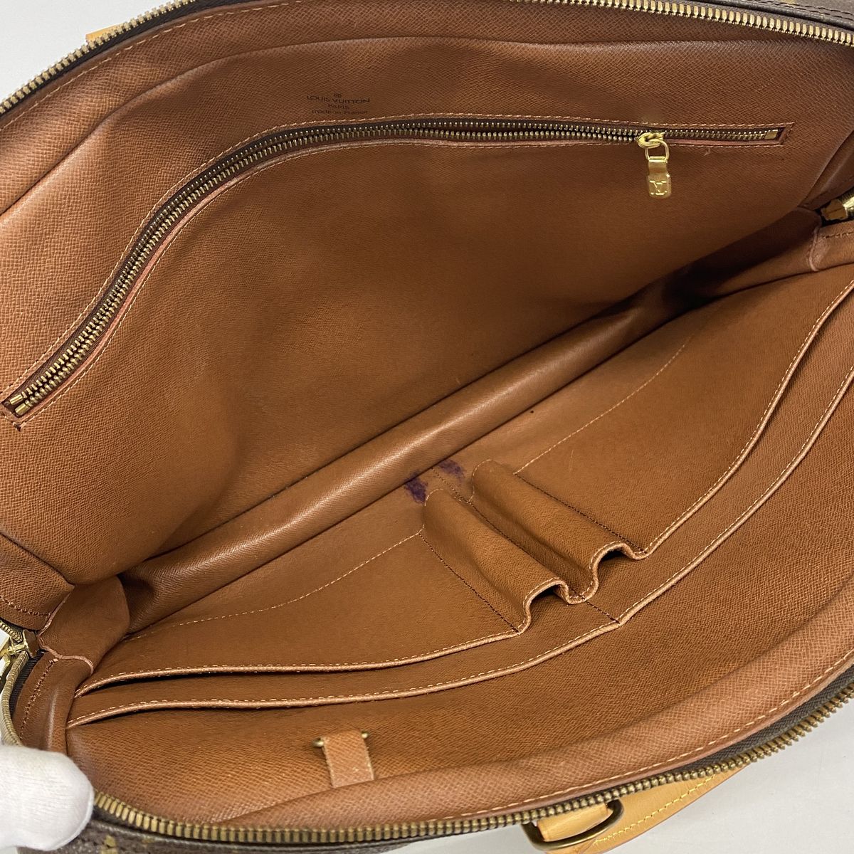 Louis Vuitton Business Bag Monogram Porte Documents Voyage Brown — view 4