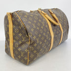 Louis Vuitton Boston Bag Monogram Keepall Bandouliere 50 Brown — view 2