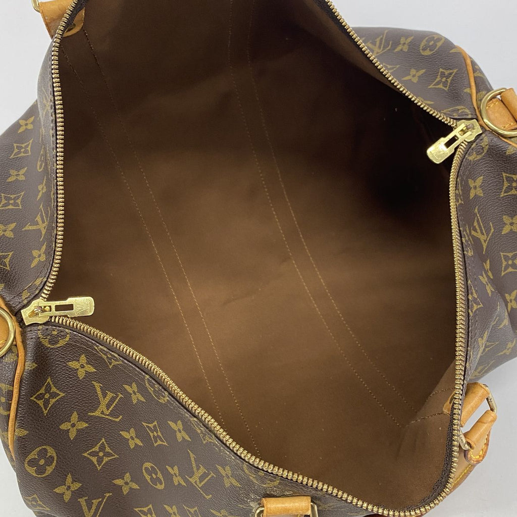 Louis Vuitton Boston Bag Monogram Keepall Bandouliere 50 Brown — view 4