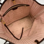Louis Vuitton Tote Bag Damier Neverfull MM Ebene Rose Ballerine — view 4