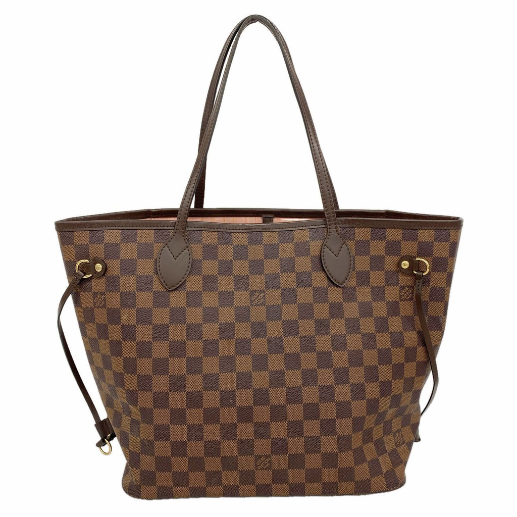 Louis Vuitton Tote Bag Damier Neverfull MM Ebene Rose Ballerine