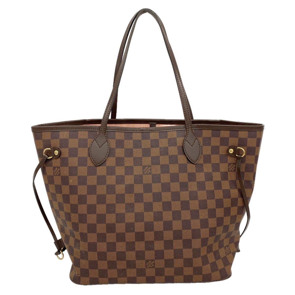 Louis Vuitton Tote Bag Damier Neverfull MM Ebene Rose Ballerine