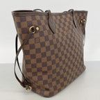 Louis Vuitton Tote Bag Damier Neverfull MM Ebene Rose Ballerine — view 2