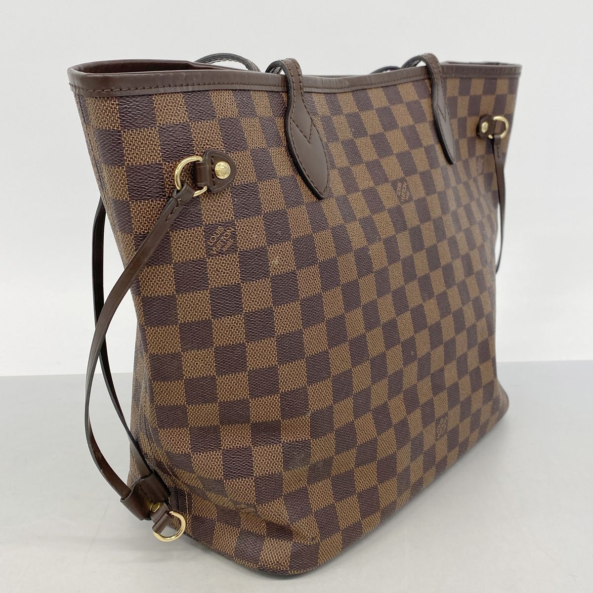 Louis Vuitton Tote Bag Damier Neverfull MM Ebene Rose Ballerine — view 2