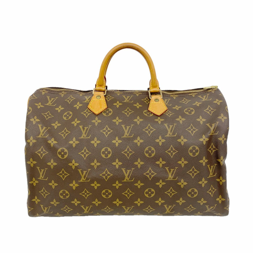 Louis Vuitton Monogram Speedy 40 Brown Handbag
