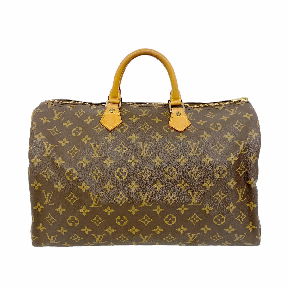 Louis Vuitton Monogram Speedy 40 Brown Handbag