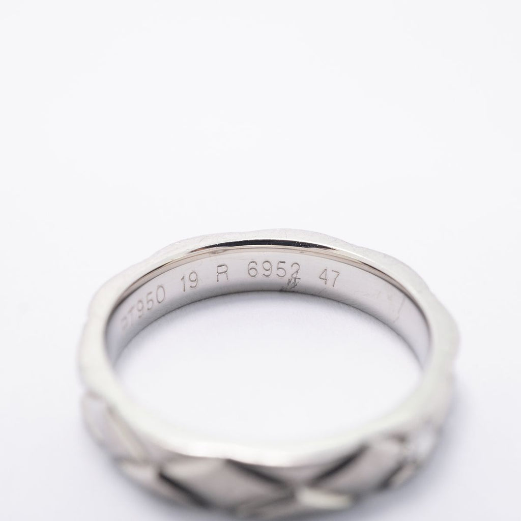 Chanel Ring Quilted Platinum Diamond — view 5