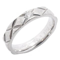 Chanel Ring Quilted Platinum Diamond