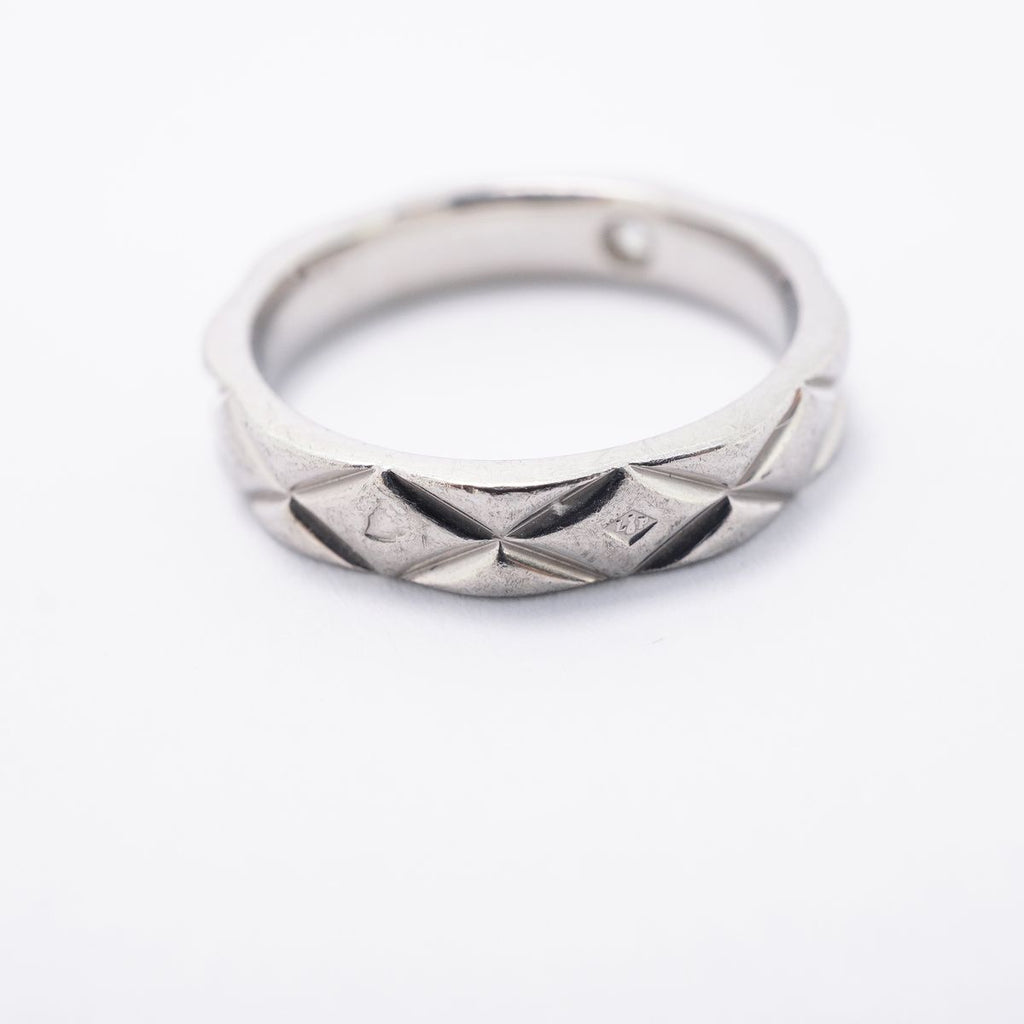 Chanel Ring Quilted Platinum Diamond — view 6