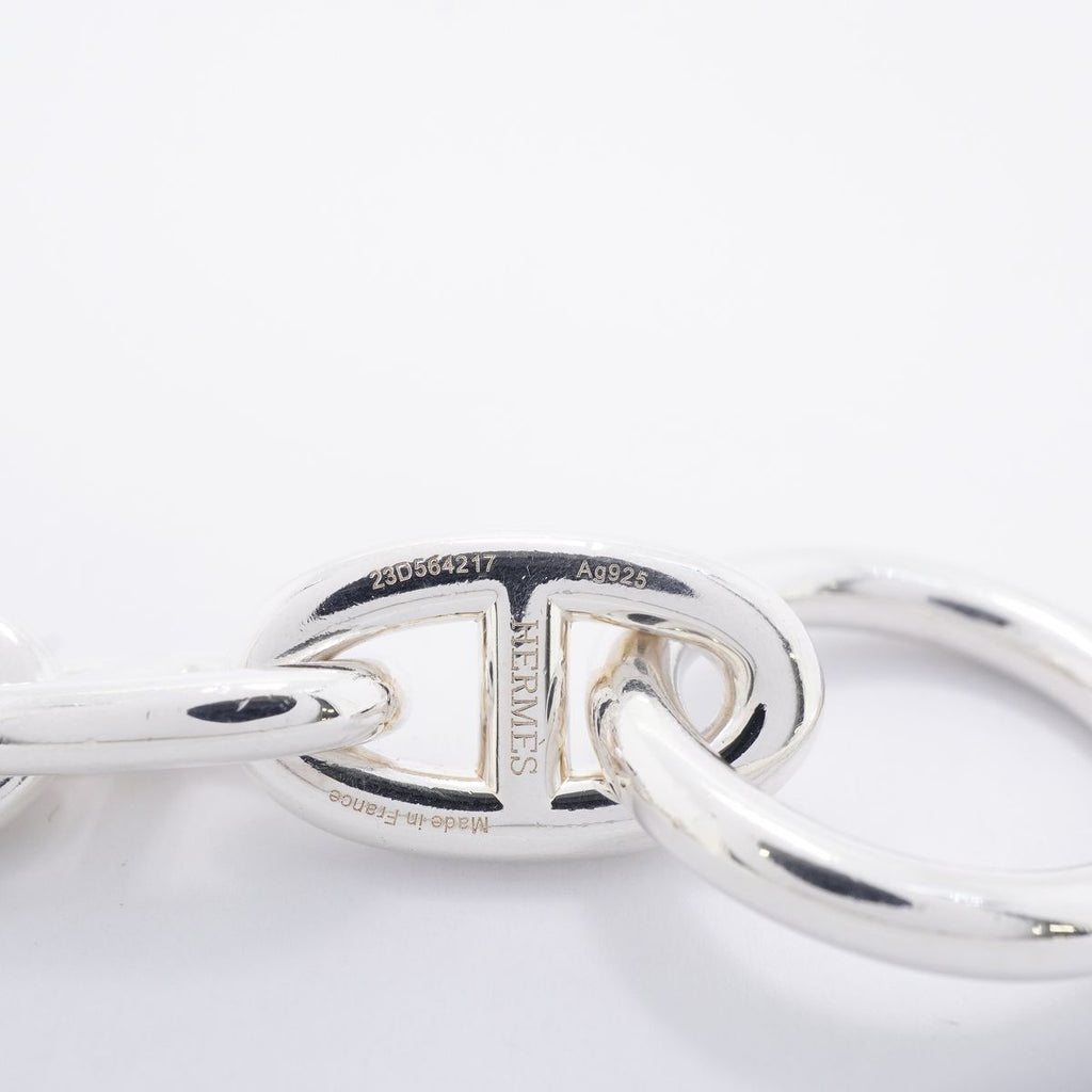 Hermes Bre T Chaine D'ancre GM Silver Bracelet — view 6