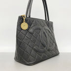 Chanel Tote Bag Reissue Caviar Leather Black Gold — view 2
