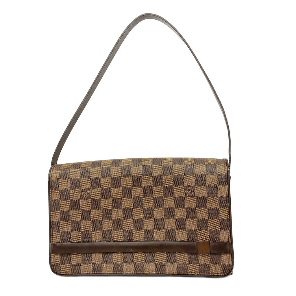 Louis Vuitton Shoulder Bag Damier Tribeca Long Ebene