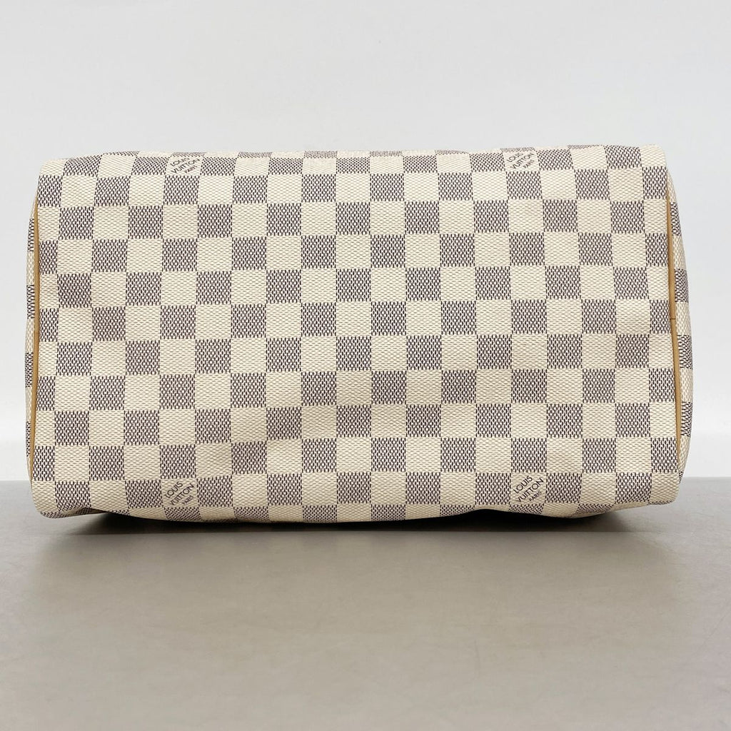 Louis Vuitton Damier Azur Speedy 30 White Handbag — view 3