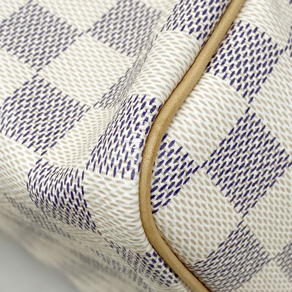 Louis Vuitton Damier Azur Speedy 30 White Handbag — view 6