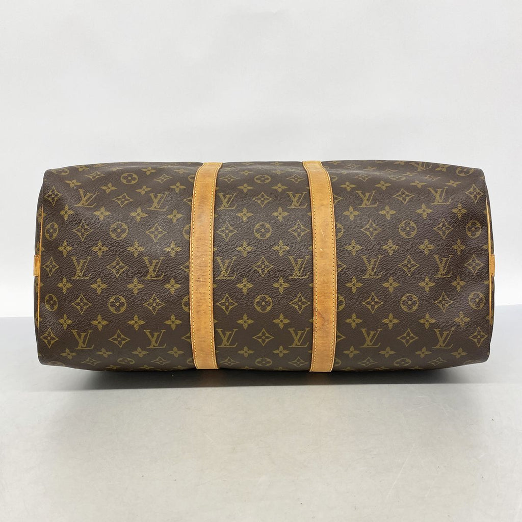 Louis Vuitton Boston Bag Monogram Keepall Bandouliere 50 Brown — view 3