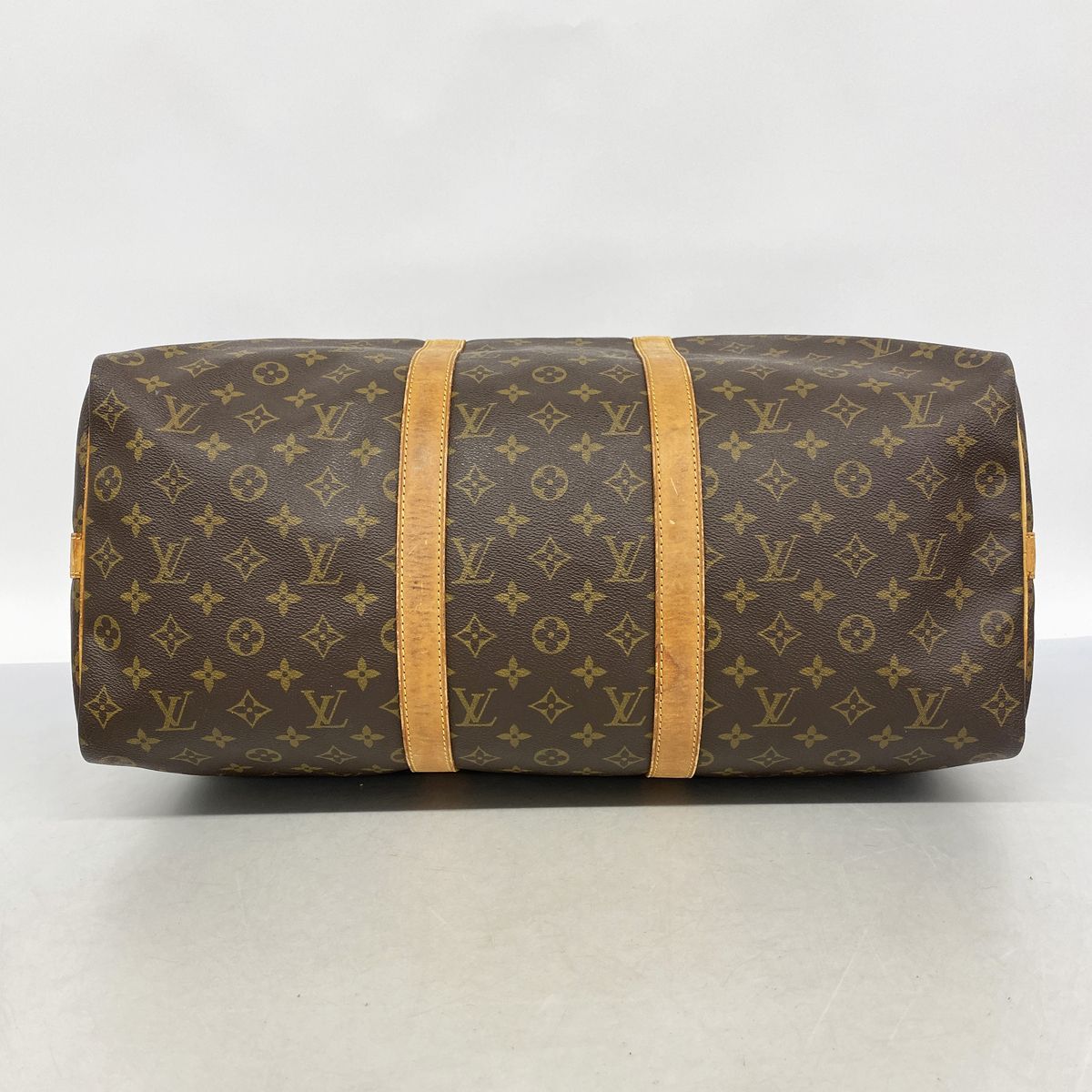 Louis Vuitton Boston Bag Monogram Keepall Bandouliere 50 Brown — view 3