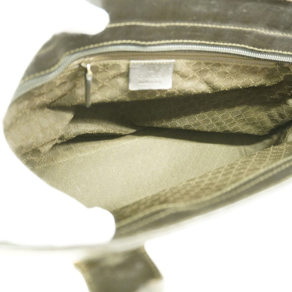 Gucci Tote Bag 002 Canvas Brown Gold — view 4