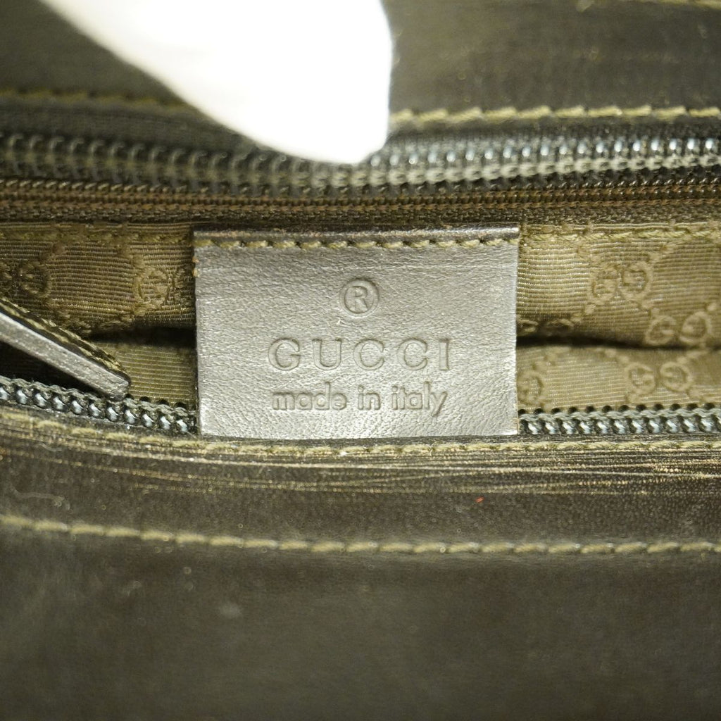 Gucci Tote Bag 002 Canvas Brown Gold — view 5