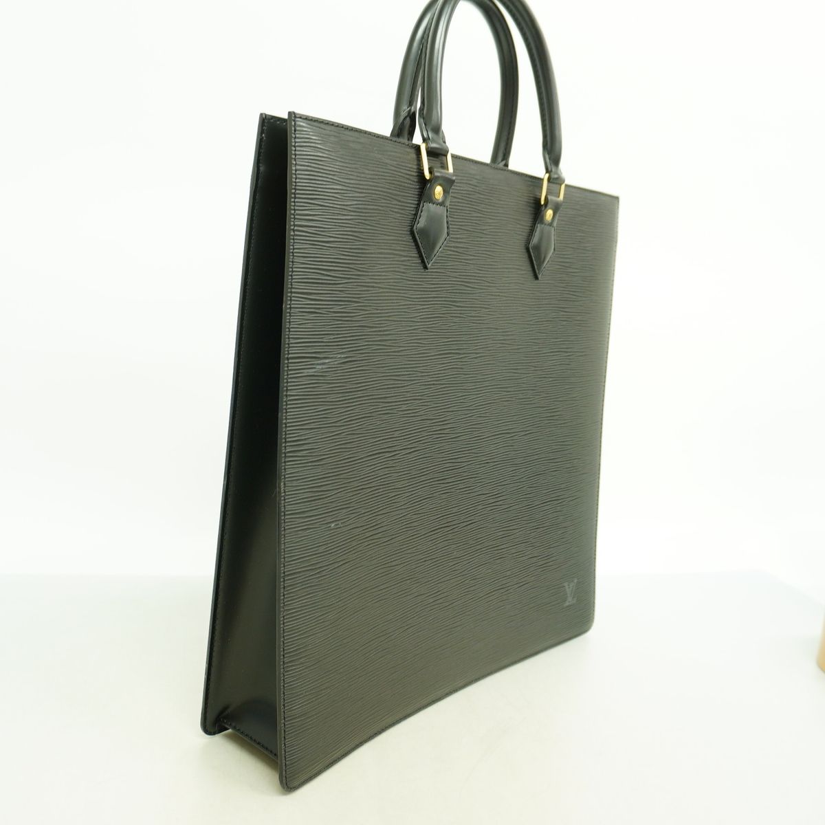 Louis Vuitton Tote Bag Epi Sac Plat Noir — view 2
