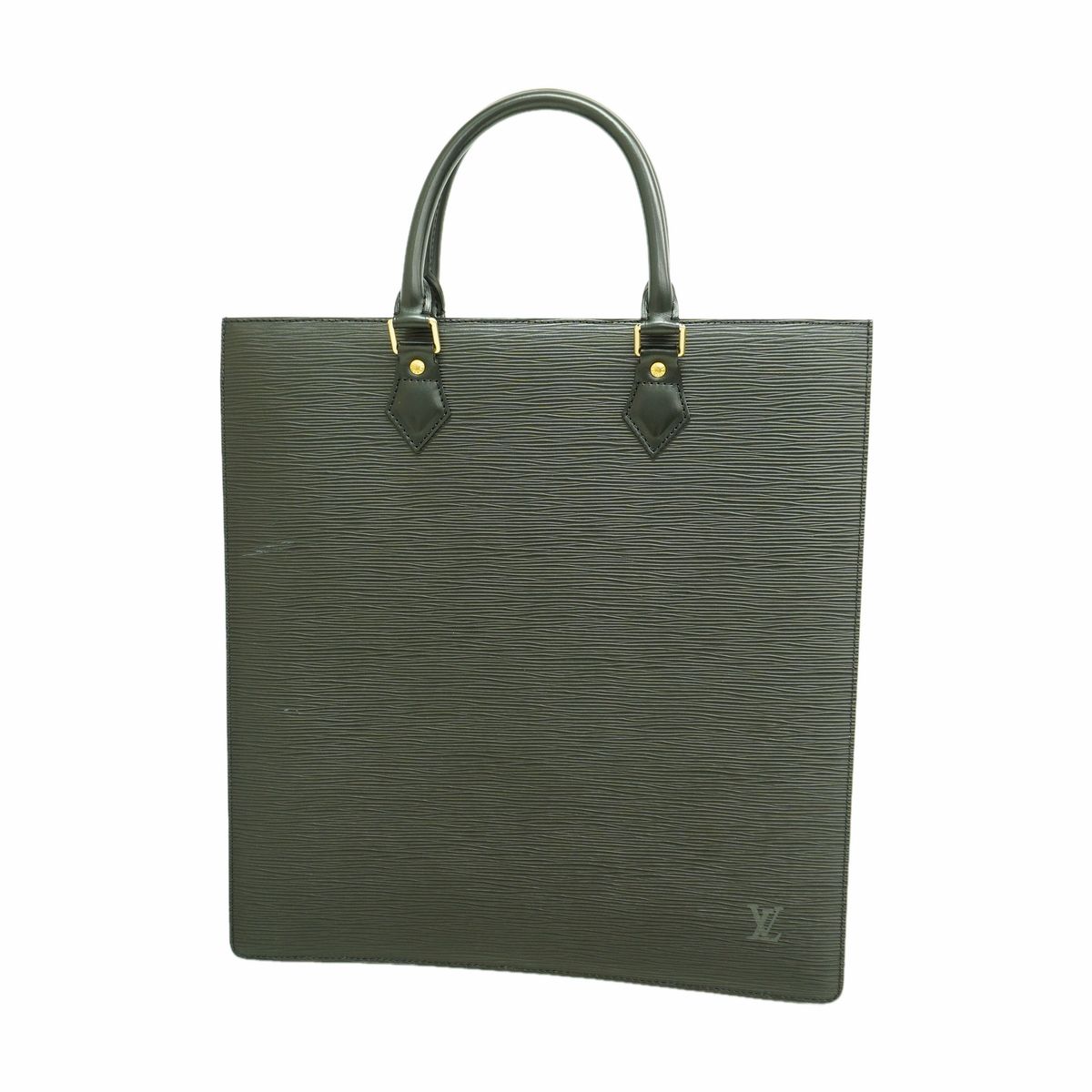 Louis Vuitton Tote Bag Epi Sac Plat Noir