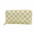 Louis Vuitton Wallet Damier Azur Zippy White