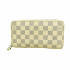 Louis Vuitton Wallet Damier Azur Zippy White