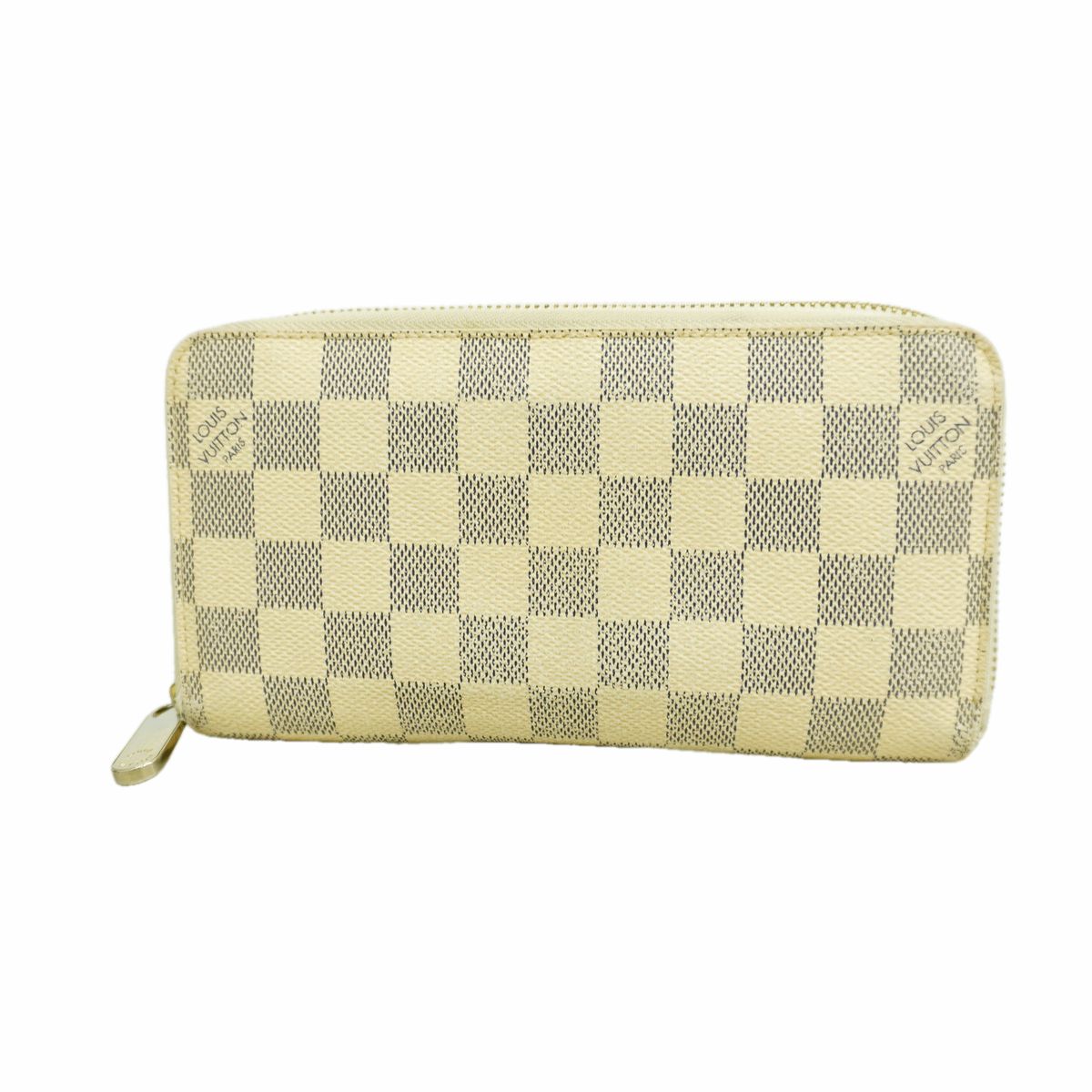 Louis Vuitton Wallet Damier Azur Zippy White