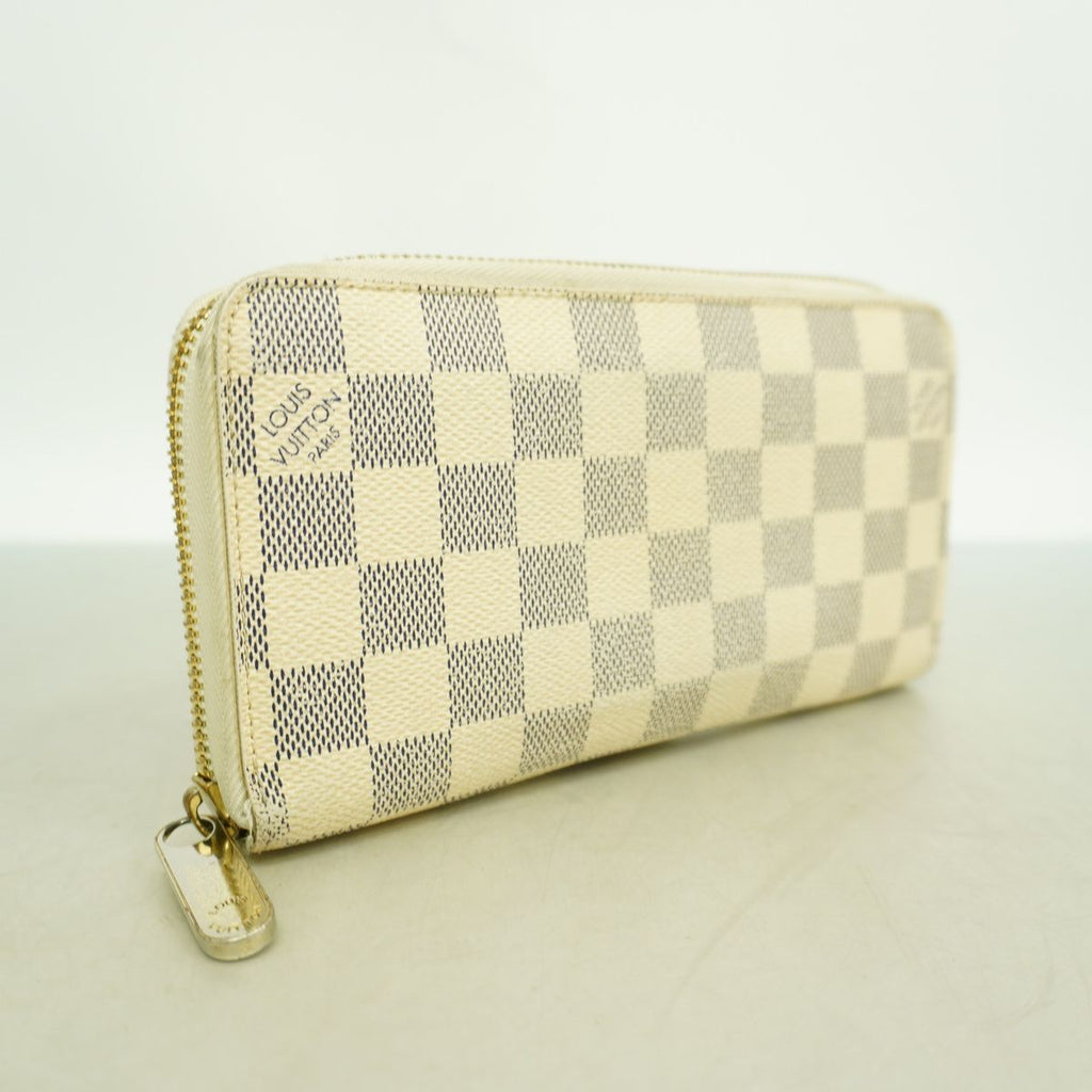 Louis Vuitton Wallet Damier Azur Zippy White — view 2