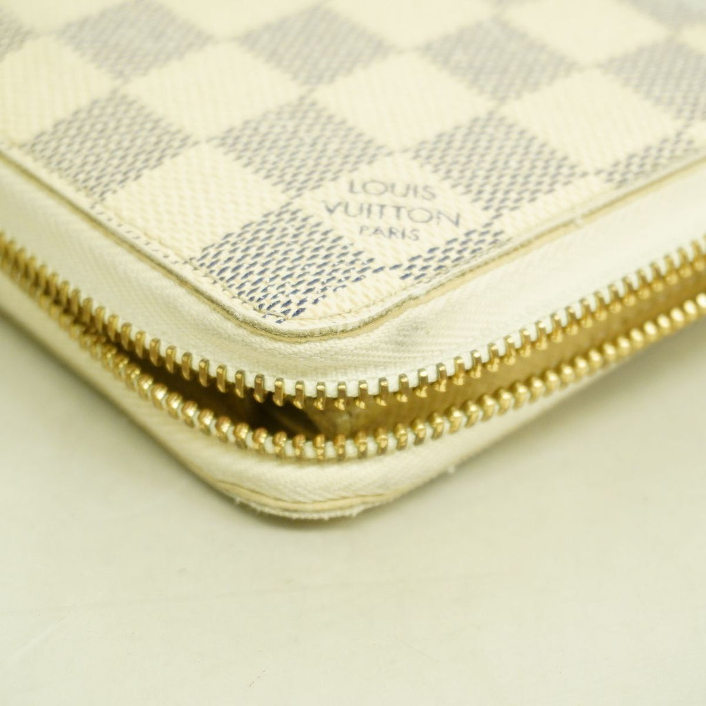 Louis Vuitton Wallet Damier Azur Zippy White — view 7