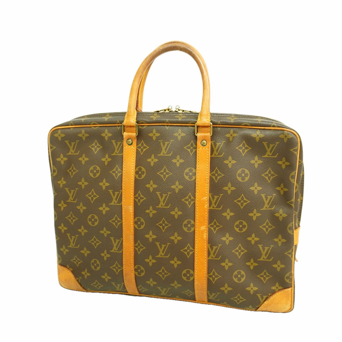 Louis Vuitton Business Bag Monogram Porte Documents Voyage Brown