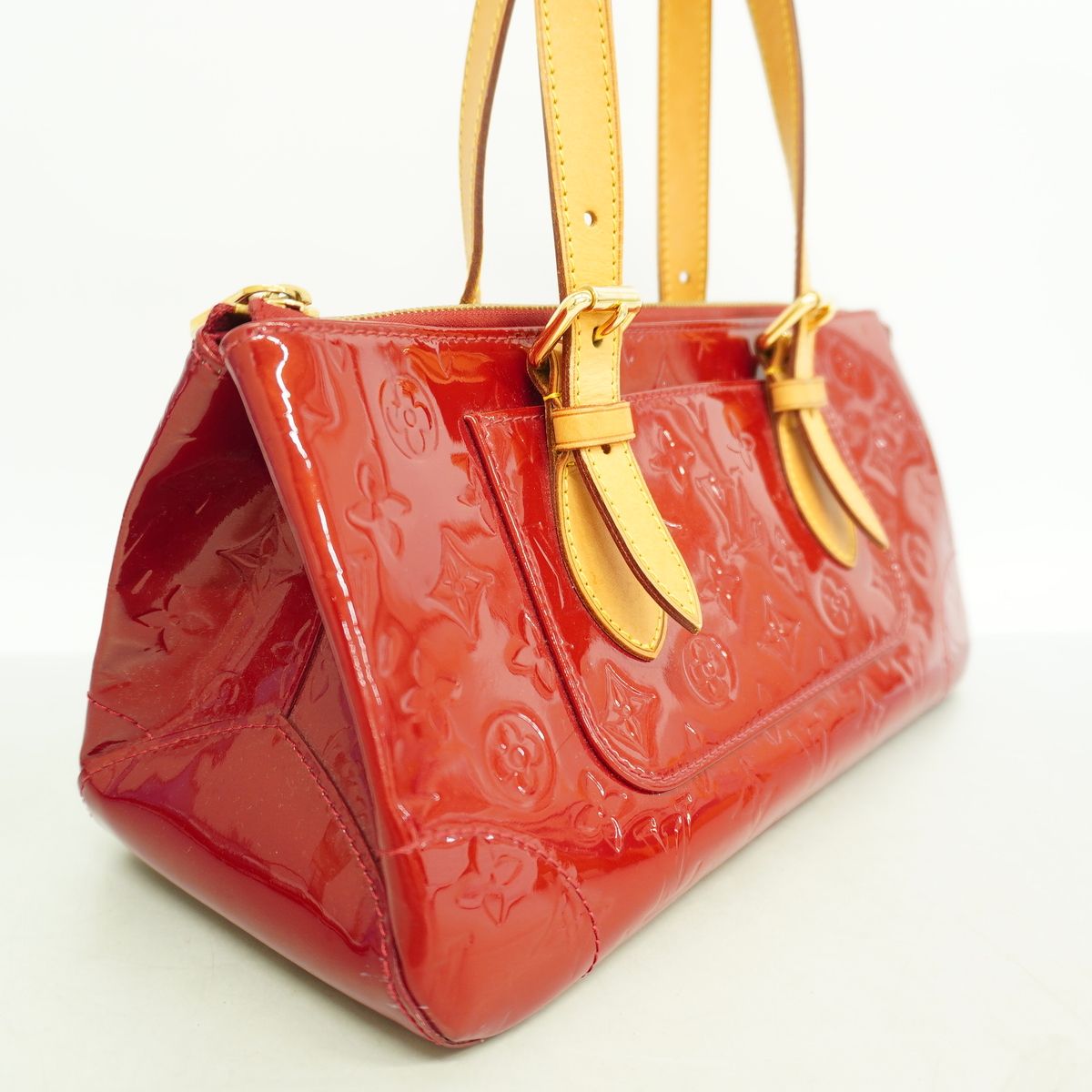 Louis Vuitton Vernis Rosewood Avenue Pomme D'amour Handbag — view 2