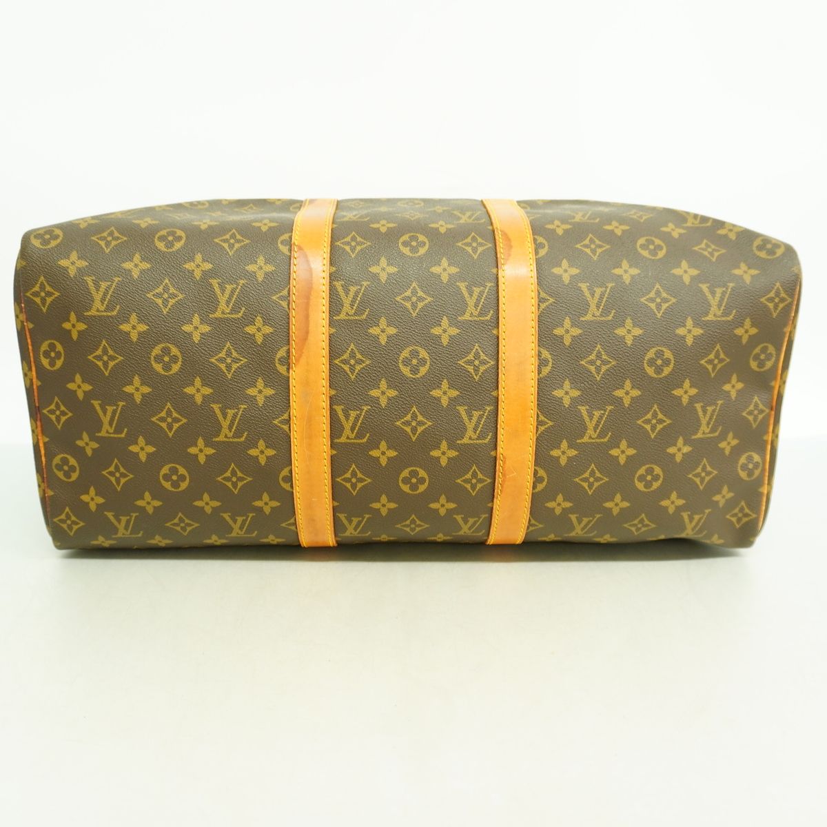 Louis Vuitton Boston Bag Monogram Keepall 50 Brown — view 3
