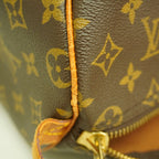 Louis Vuitton Boston Bag Monogram Keepall 50 Brown — view 6