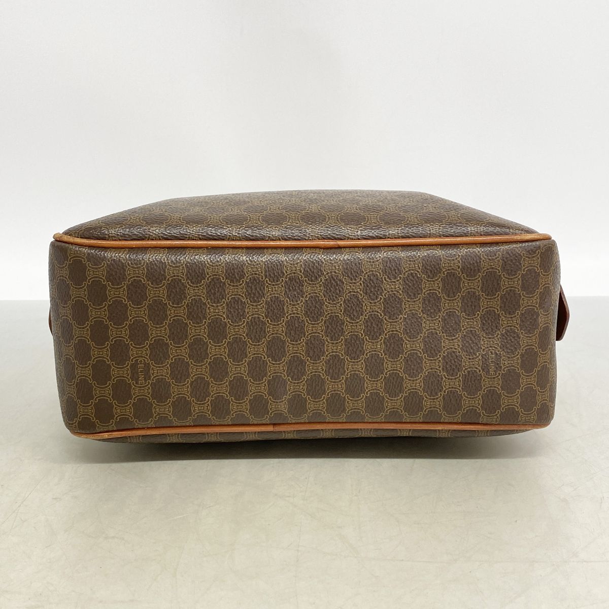 Celine Macadam Brown Gold Handbag — view 3
