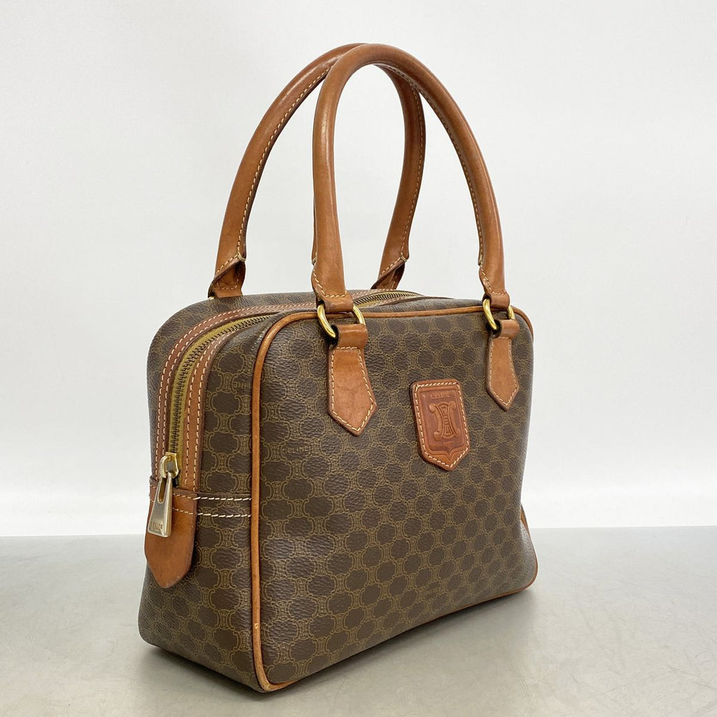 Celine Macadam Brown Gold Handbag — view 2