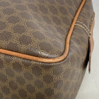 Celine Macadam Brown Gold Handbag — view 6