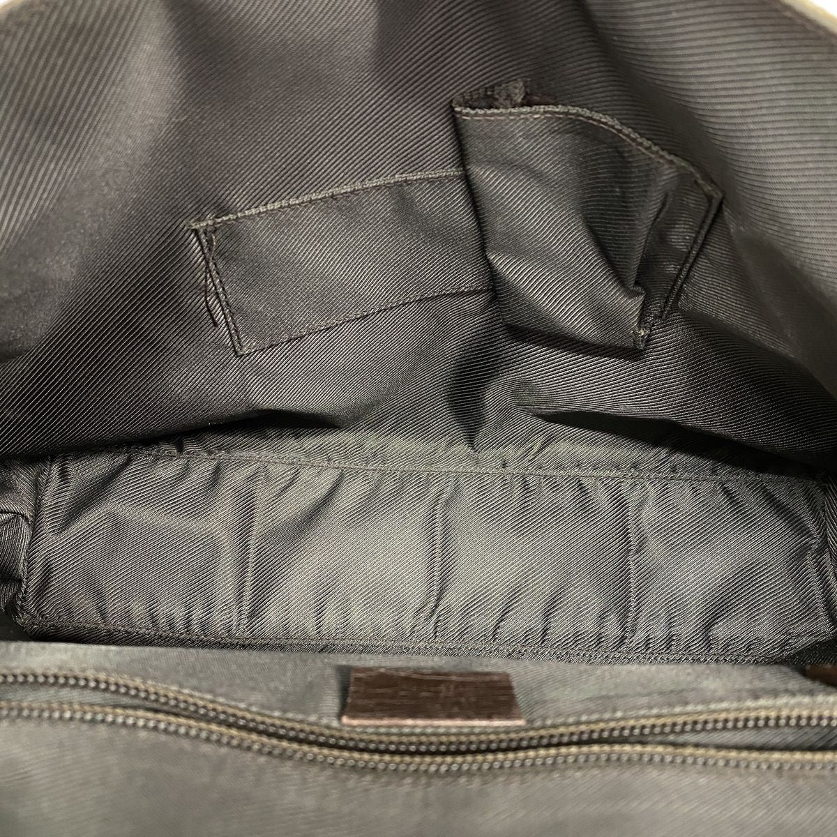 Gucci Shoulder Bag GG Supreme Brown Silver — view 4