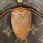 Louis Vuitton Monogram Speedy 35 Brown Handbag — view 5
