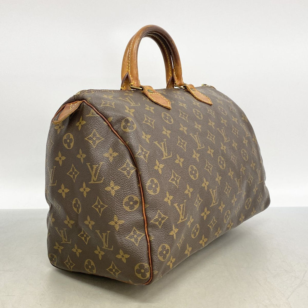 Louis Vuitton Monogram Speedy 35 Brown Handbag — view 2