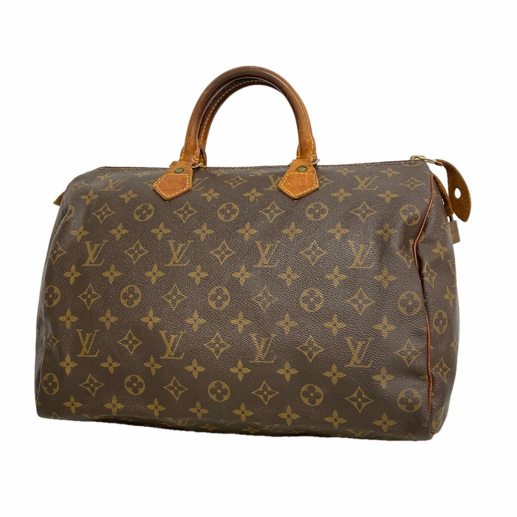 Louis Vuitton Monogram Speedy 35 Brown Handbag