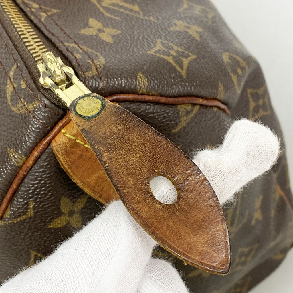 Louis Vuitton Monogram Speedy 35 Brown Handbag — view 8