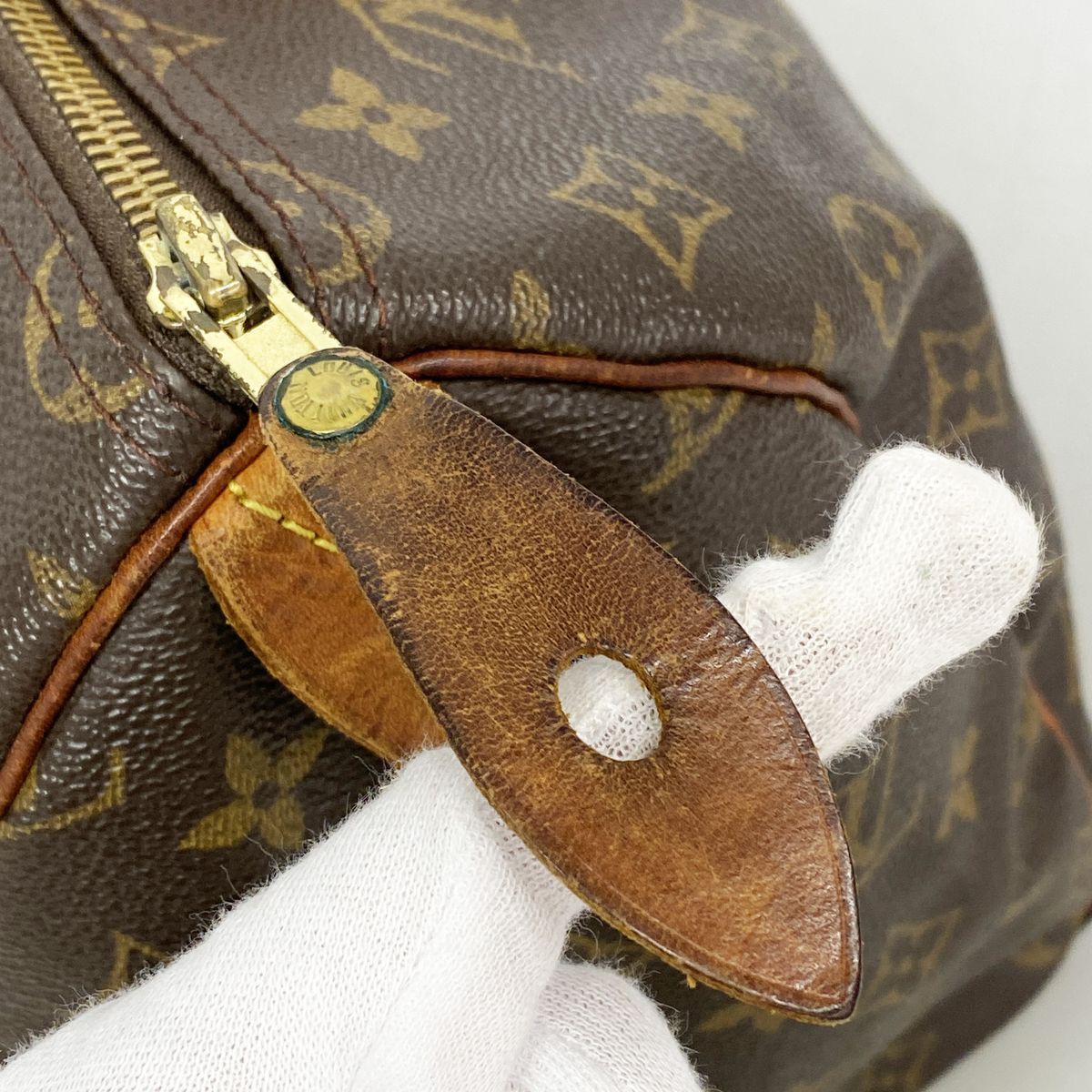 Louis Vuitton Monogram Speedy 35 Brown Handbag — view 8